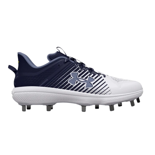 Under Armour Yard Low MT Baseball Cleats 'White Black'