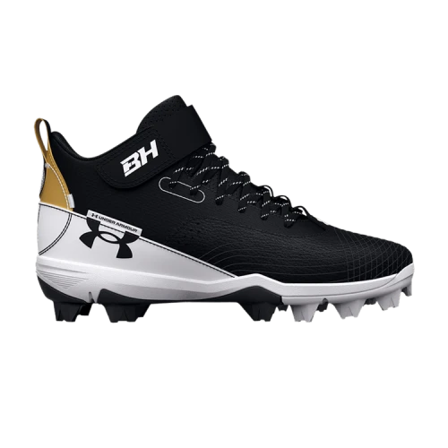 Under Armour Harper 7 Mid RM GS 'Black White Gold'