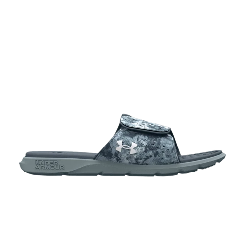 Under Armour Ignite 7 Graphic Strap Slide 'Grey Mist Camo' (Women's)