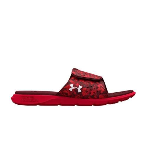 Under Armour Ignite 7 Graphic Strap Slide 'Red Camo' (Women's)