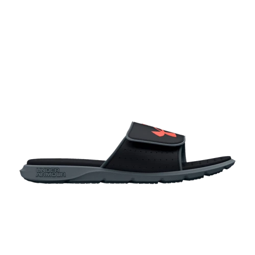 Under Armour Ignite 7 Slide GS 'Black Red Gravel'
