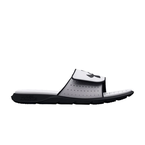 Under Armour Ignite 7 Graphic Footbed Slide GS 'White Black'