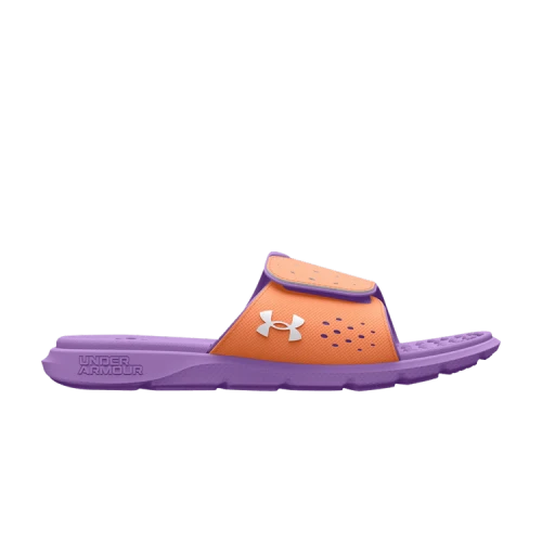 (GS) Under Armour Ignite Pro Slide 'Orange Tropic Digi Purple'