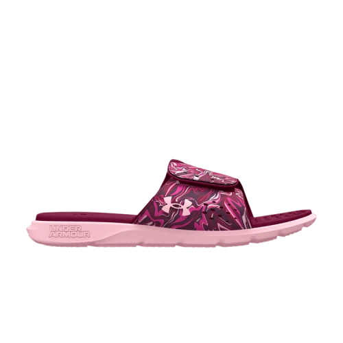 Under Armour Ignite Pro Graphic Strap Slide GS 'Charged Cherry Marble'