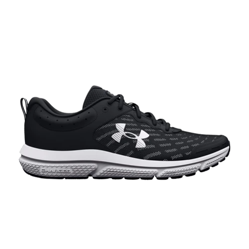 Under Armour Charged Assert 10 4E Wide 'Black White'