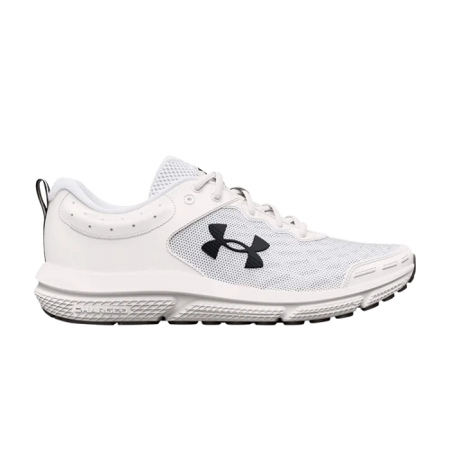 Under Armour Charged Assert 10 4E Wide 'White Black'