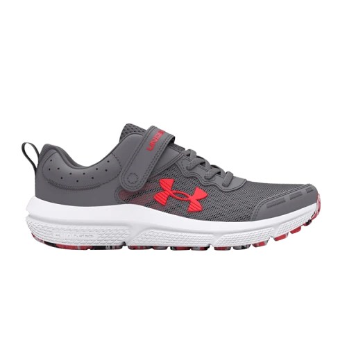 Under Armour Assert 10 AC PS 'Titan Grey Racer Red'
