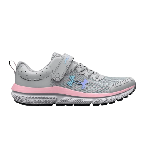 (PS) Under Armour Assert 10 AC PS 'Halo Grey Pink Sugar'