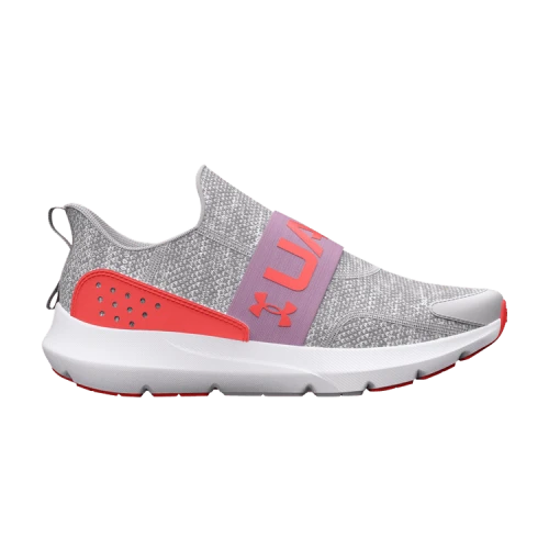 Under Armour Surge 3 Slip GS 'Halo Grey Fresh Orchid'