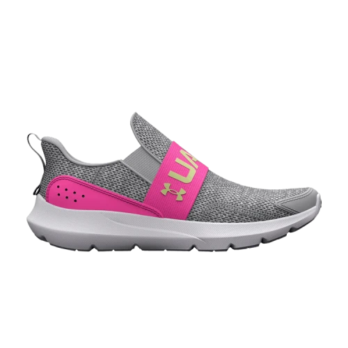 (PS) Under Armour Surge 3 Slip 'Halo Grey Rebel Pink'