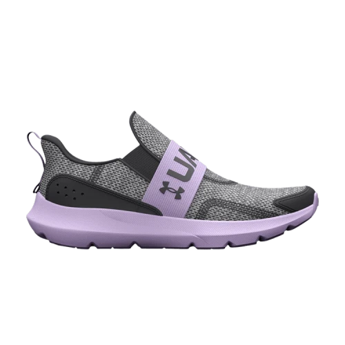 (PS) Under Armour Surge 3 Slip 'Jet Grey Nebula Purple'