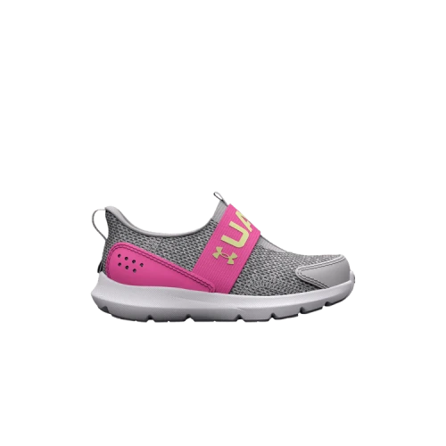 (TD) Under Armour Surge 3 Slip 'Halo Grey Rebel Pink'