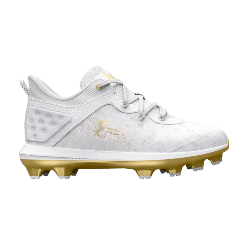 Under Armour Harper 8 TPU GS 'White Metallic Gold'
