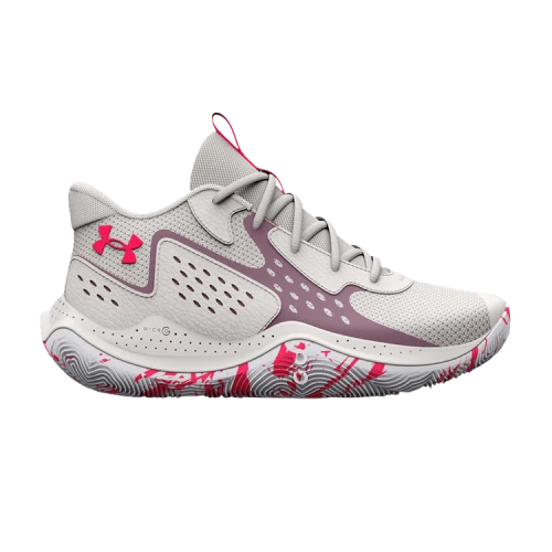 Under Armour Jet '23 GS 'White Clay Misty Purple'