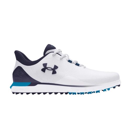 Under Armour HOVR Drive Fade Spikeless Golf Wide 'White Midnight Navy'