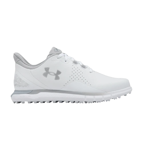 Under Armour HOVR Drive Fade Spikeless Golf Wide 'White Metallic Silver'