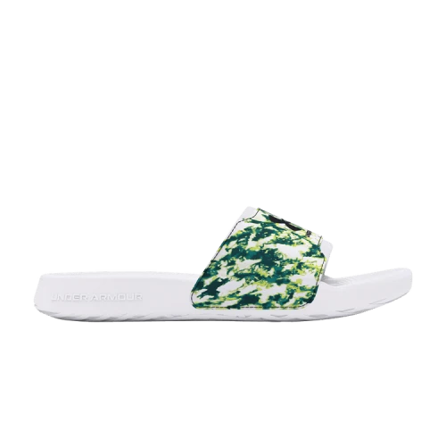 Under Armour Ignite Select Graphic Slide 'White Green Camo'