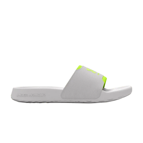 Under Armour Ignite Select Slide 'Distant Grey High Vis Yellow' (Women's)