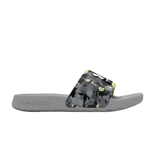 Under Armour Ignite Select Slide GS 'Graphic - Mod Grey Retro Green'