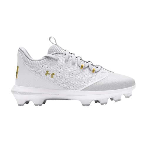 Under Armour Harper 9 TPU Jr 'White Metallic Gold'