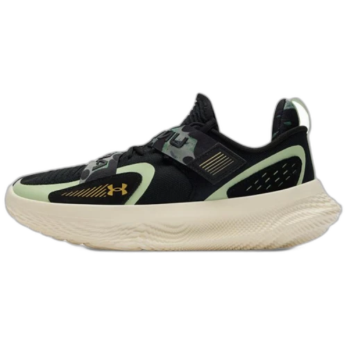 Under Armour Flow FUTR X 4 Camo Black Retro Green Metallic Gold