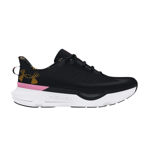 Under Armour HOVR Infinite Pro 'Black Golden Yellow Floral' (Women's)