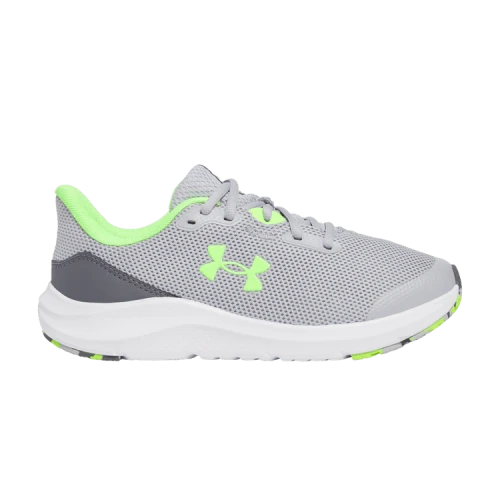 Under Armour Charged Pursuit 4 GS 'Mod Grey Hyper Green'