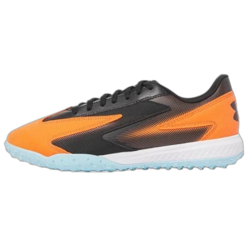 Under Armour TF Turf Abrasion Resistant Abrasion Resistant Soccer Shoes Unisex Black Orange