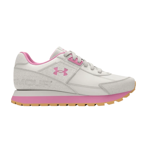 Under Armour Essential Runner GS 'White Clay Meta Pink'