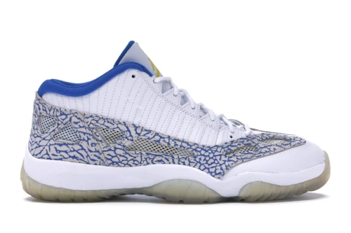 Jordan 11 Retro Low IE White Argon Blue