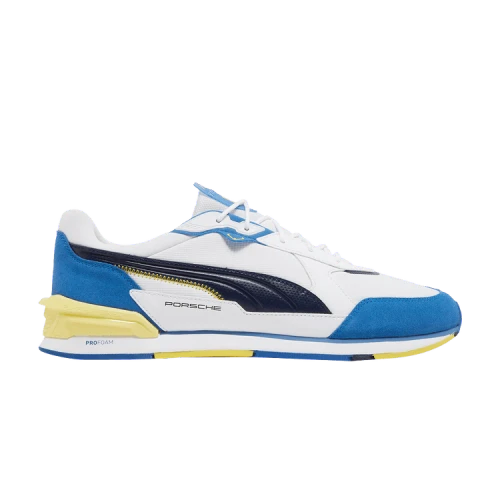 PUMA Porsche Legacy x Low Racer 'White Peacoat Celandine'