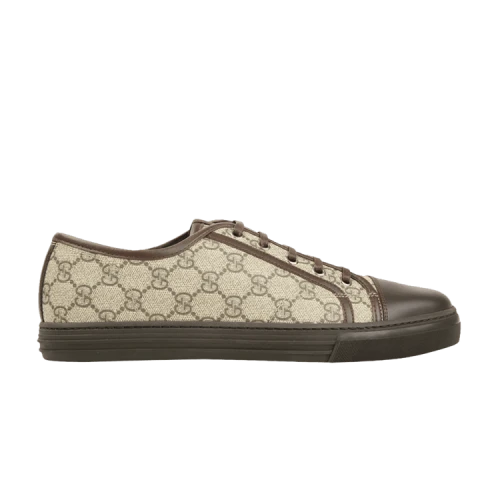 Gucci GG Supreme Low 'Beige Ebony Cocoa'