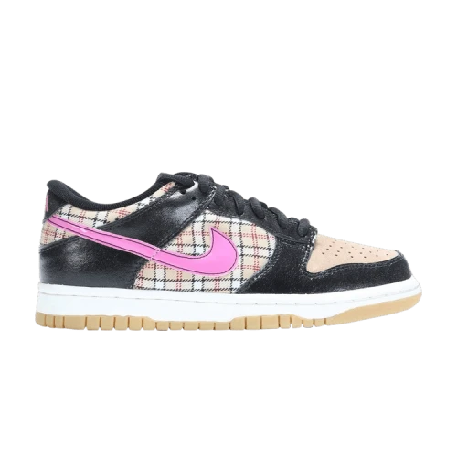(GS) Nike Dunk Low 'Black Beige Pink'