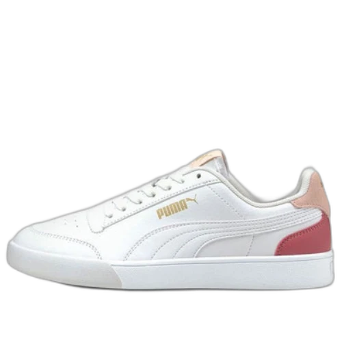 PUMA Unisex Shuffle Sneakers White/Red/Pink