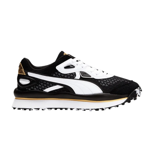 PUMA Street Rider Moirer 'Black White Gold'