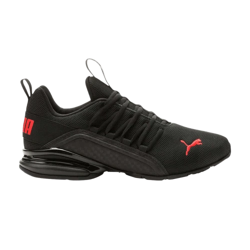 Puma Axelion Graphite 'Black Red'