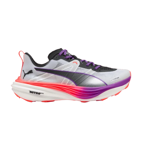 PUMA Deviate Nitro Elite Trail 'White Glowing Red Pure Magenta' (Women's)