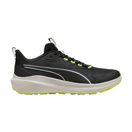Puma Skyrocket Lite Trail Black Feather Gray Yellow Alert