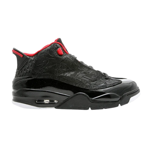 Jordan Dub Zero Black Varsity Red White