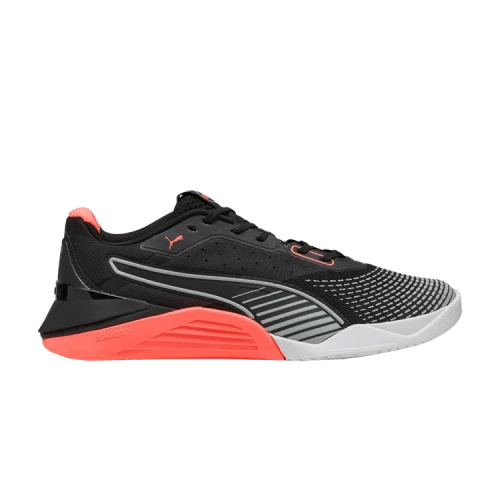Puma Fuse 4.0 Black White Glowing Red