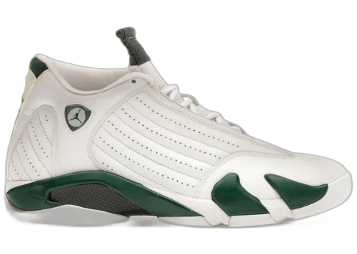 Jordan 14 Retro White Forest Green
