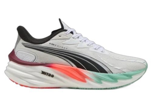 Puma Velocity Nitro 4 Hyrox White Mint Melt Glowing Red (Women's)