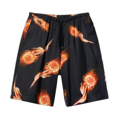 Stussy x Dries Van Noten Flame Rose Short 'Black'