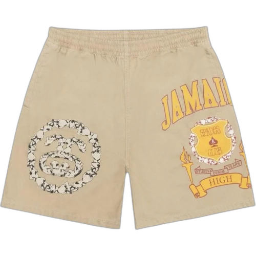 Denim Tears x Stussy Jamaica High Shorts 'Khaki'