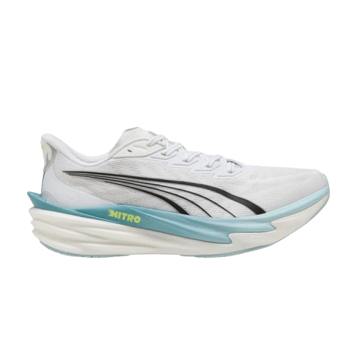 PUMA Deviate Nitro 4 Breathable Lightweight Breathable And Lightweight Running Shoes Men's White