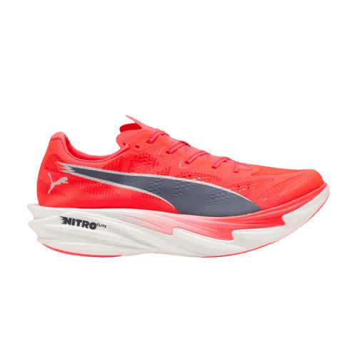 PUMA Deviate Nitro Elite 4 'Ultra Red Inky Depths White'