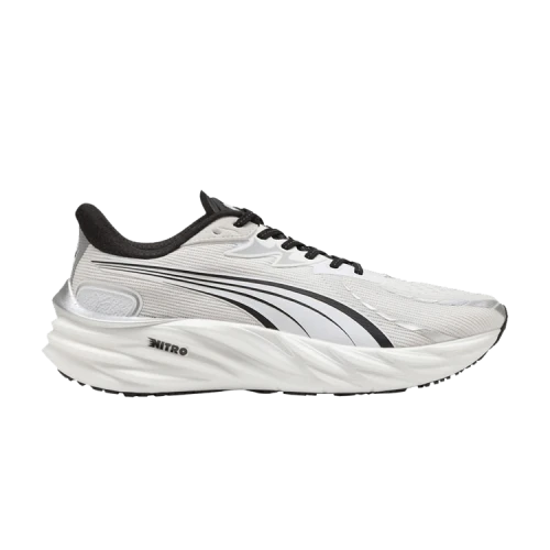 PUMA Velocity NITRO 4 Abrasion Resistant Low top Running Shoes Men's White