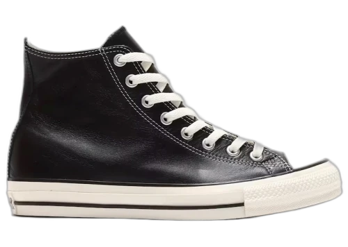 Converse All Star Olive Green Leather Hi Black