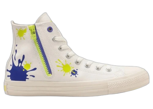 Converse Chuck Taylor All Star Zip Hi Splatoon 3 White