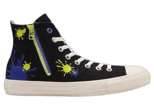 Converse Chuck Taylor All Star Zip Hi Splatoon 3 Black